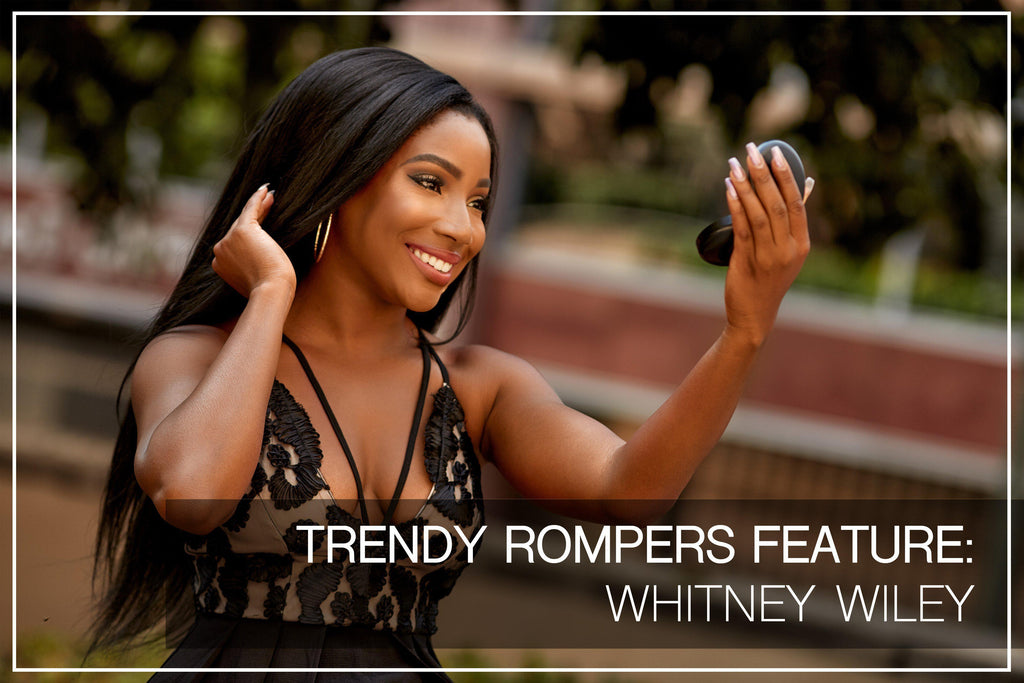 Meet Whitney Wiley YouTuber, Beauty Influencer & Muse for Our Sexy Black Lace Romper